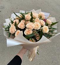 Букет Кремовые розы Латте в Улан-Удэ