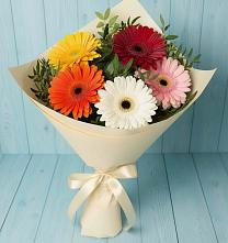 Букет цветов из:  Герберы в Улан-Удэ