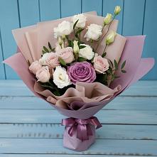 Букет цветов из:  Розы и Лизиантусы #REPLACE_PRED# Улан-Удэ