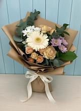 Букет цветов из:  Герберы и Хризантемы в Улан-Удэ