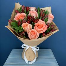 Букет цветов из:  Розы и Альстромерии #REPLACE_PRED# Улан-Удэ