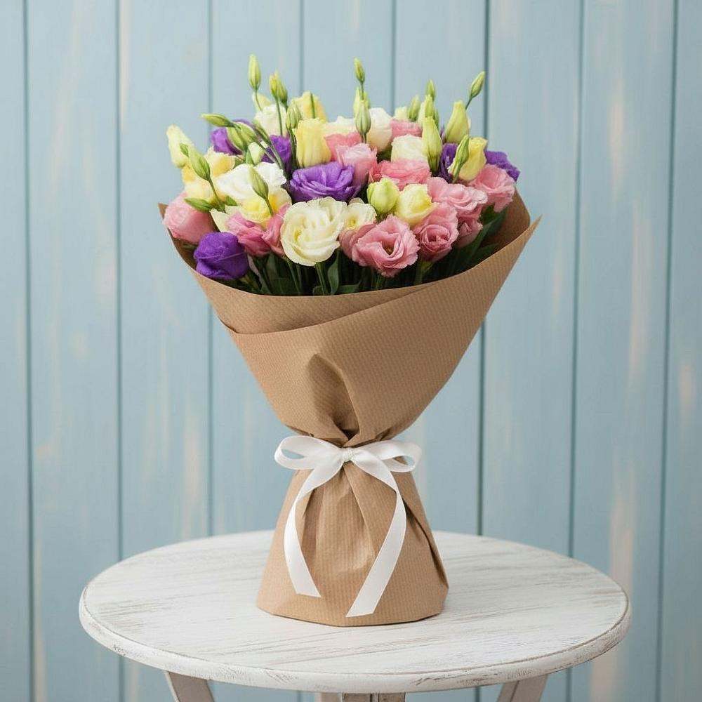 Букет цветов из: Лизиантусы в Улан-Удэ