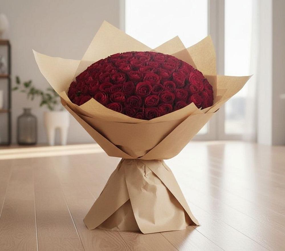 Букет 101 Красная роза в Улан-Удэ