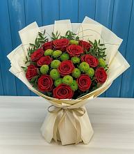 Букет цветов из:  Розы и Хризантемы #REPLACE_PRED# Улан-Удэ