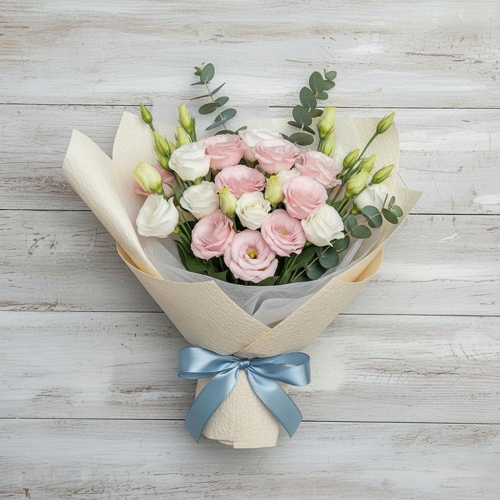 Букет цветов из: Лизиантусы в Улан-Удэ